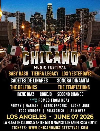 The Chicano Music Festival poster